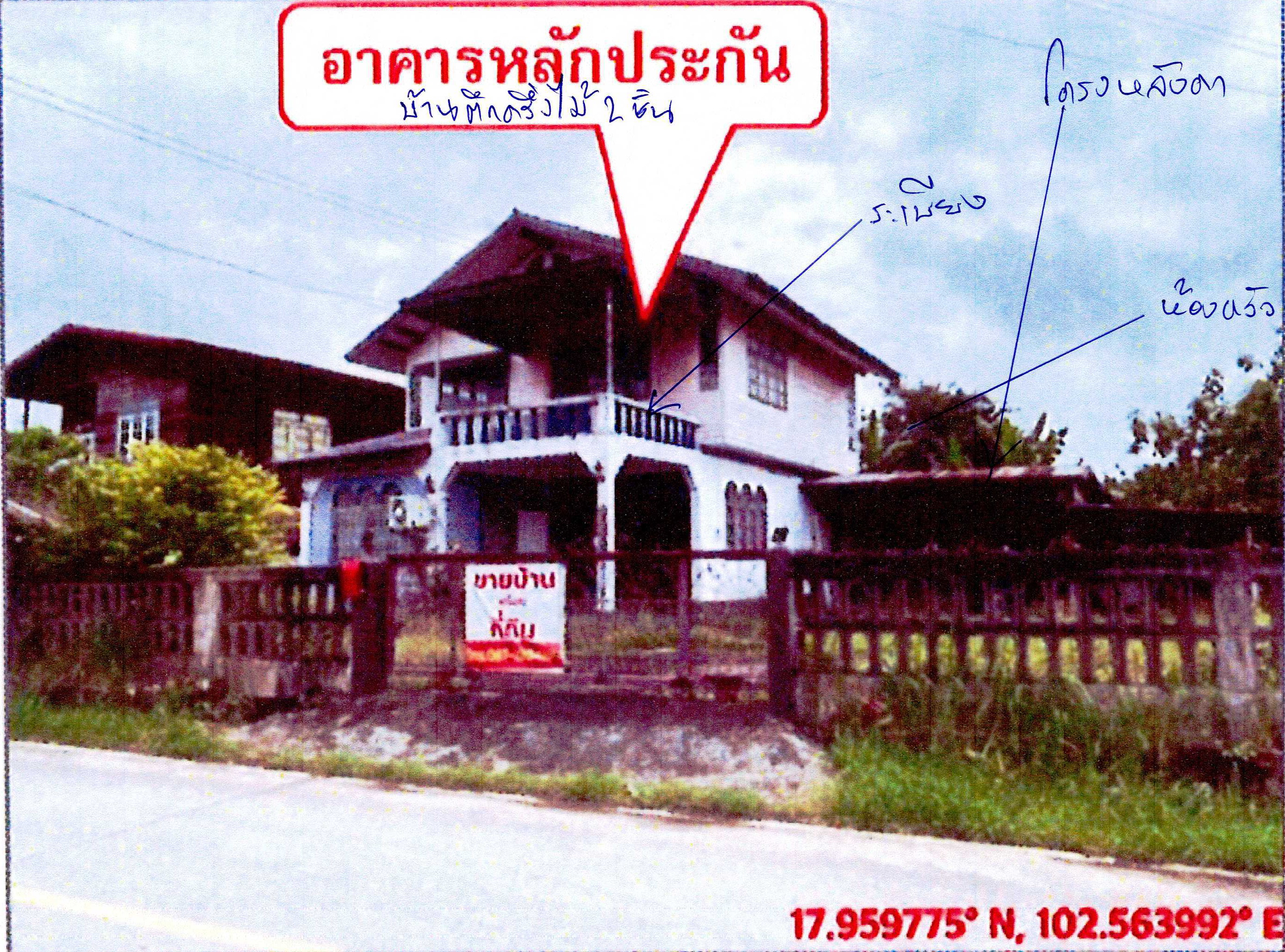 รูปที่ดินพร้อมสิ่งปลูกสร้าง พานพร้าว ศรีเชียงใหม่ หนองคาย