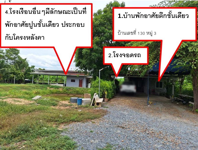 รูปที่ดินพร้อมสิ่งปลูกสร้าง หนองลาน ท่ามะกา กาญจนบุรี