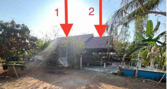 รูปที่ดินพร้อมสิ่งปลูกสร้าง ดอนแสลบ ห้วยกระเจา กาญจนบุรี