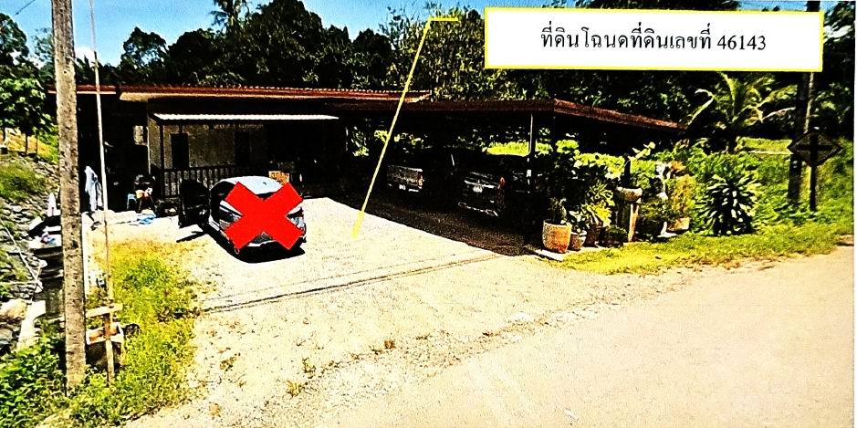 รูปที่ดินพร้อมสิ่งปลูกสร้าง วังตะกอ หลังสวน ชุมพร