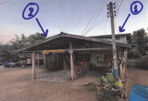 รูปที่ดินพร้อมสิ่งปลูกสร้าง บ่อทอง หนองม่วง ลพบุรี