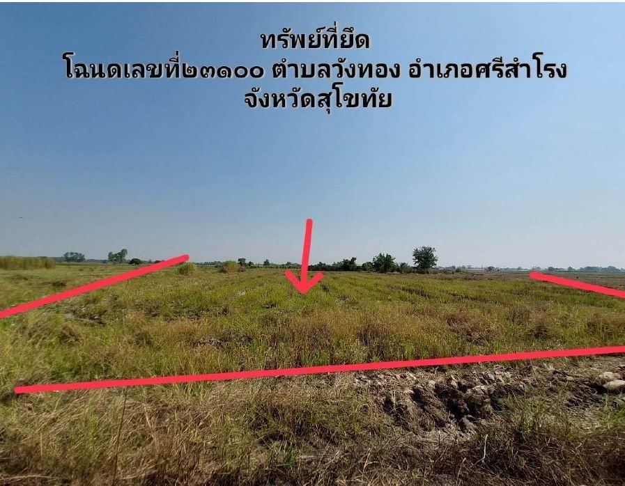 รูปที่ดินว่างเปล่า วังทอง ศรีสำโรง สุโขทัย