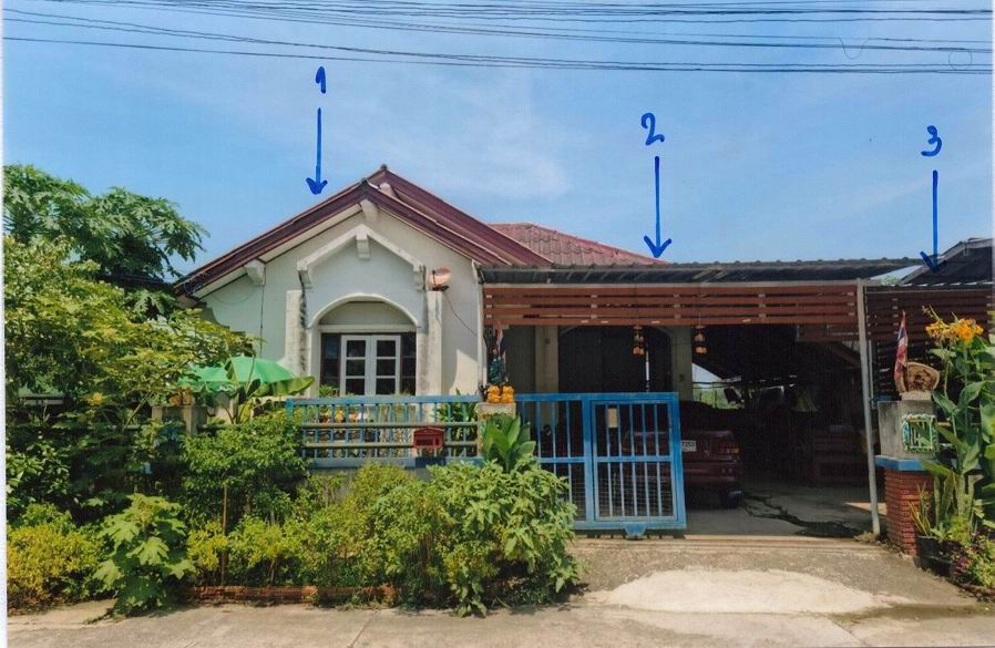 รูปที่ดินพร้อมสิ่งปลูกสร้าง แพรกศรีราชา สรรคบุรี ชัยนาท