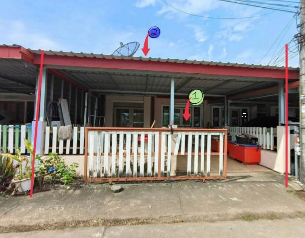 รูปที่ดินพร้อมสิ่งปลูกสร้าง ท่าตูม ศรีมหาโพธิ ปราจีนบุรี