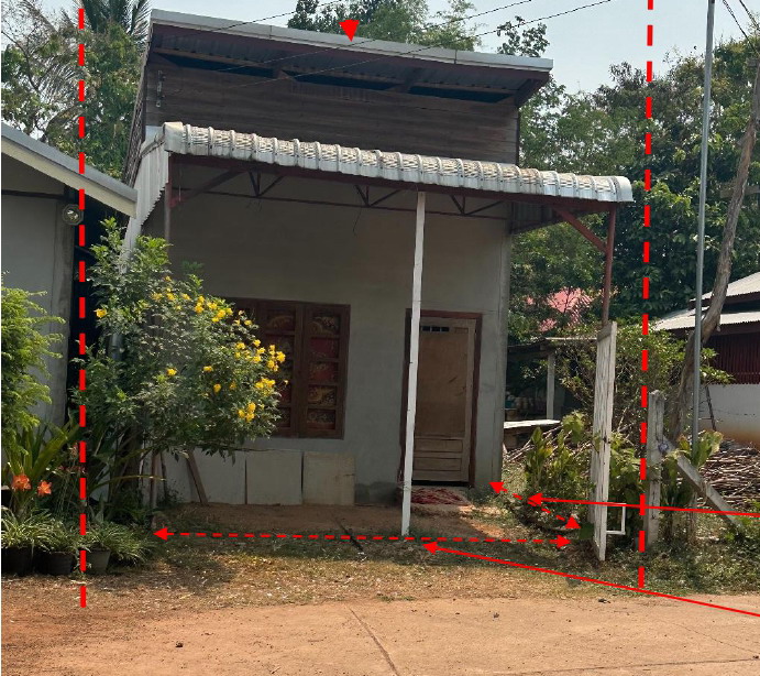 รูปที่ดินพร้อมสิ่งปลูกสร้าง อากาศ อากาศอำนวย สกลนคร