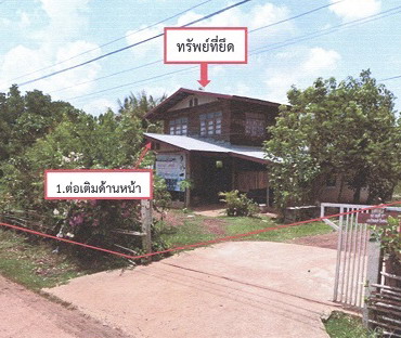 รูปที่ดินพร้อมสิ่งปลูกสร้าง อากาศ อากาศอำนวย สกลนคร