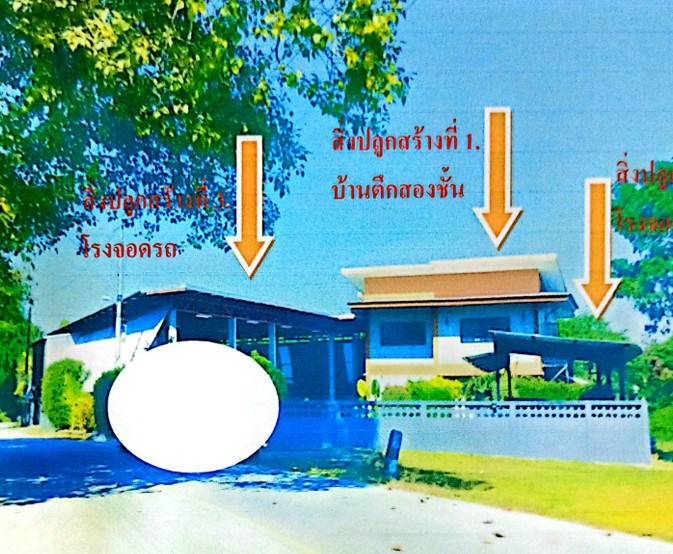 รูปที่ดินพร้อมสิ่งปลูกสร้าง ป่าสัก เมืองลำพูน ลำพูน