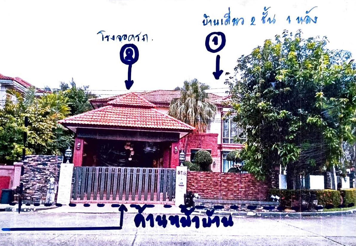 รูปที่ดินพร้อมสิ่งปลูกสร้าง บางคูวัด เมืองปทุมธานี ปทุมธานี