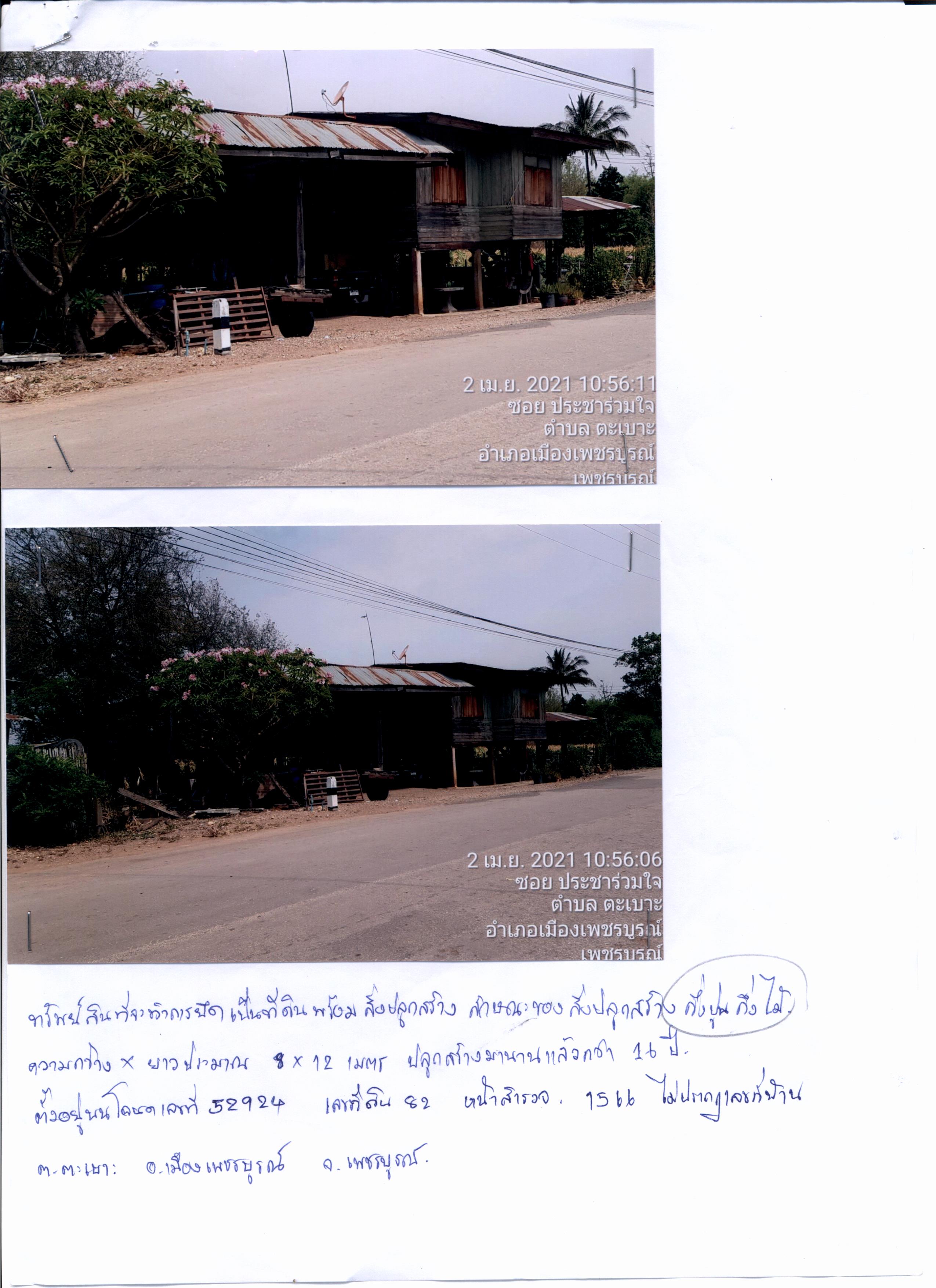 รูปที่ดินพร้อมสิ่งปลูกสร้าง ตะเบาะ เมืองเพชรบูรณ์ เพชรบูรณ์