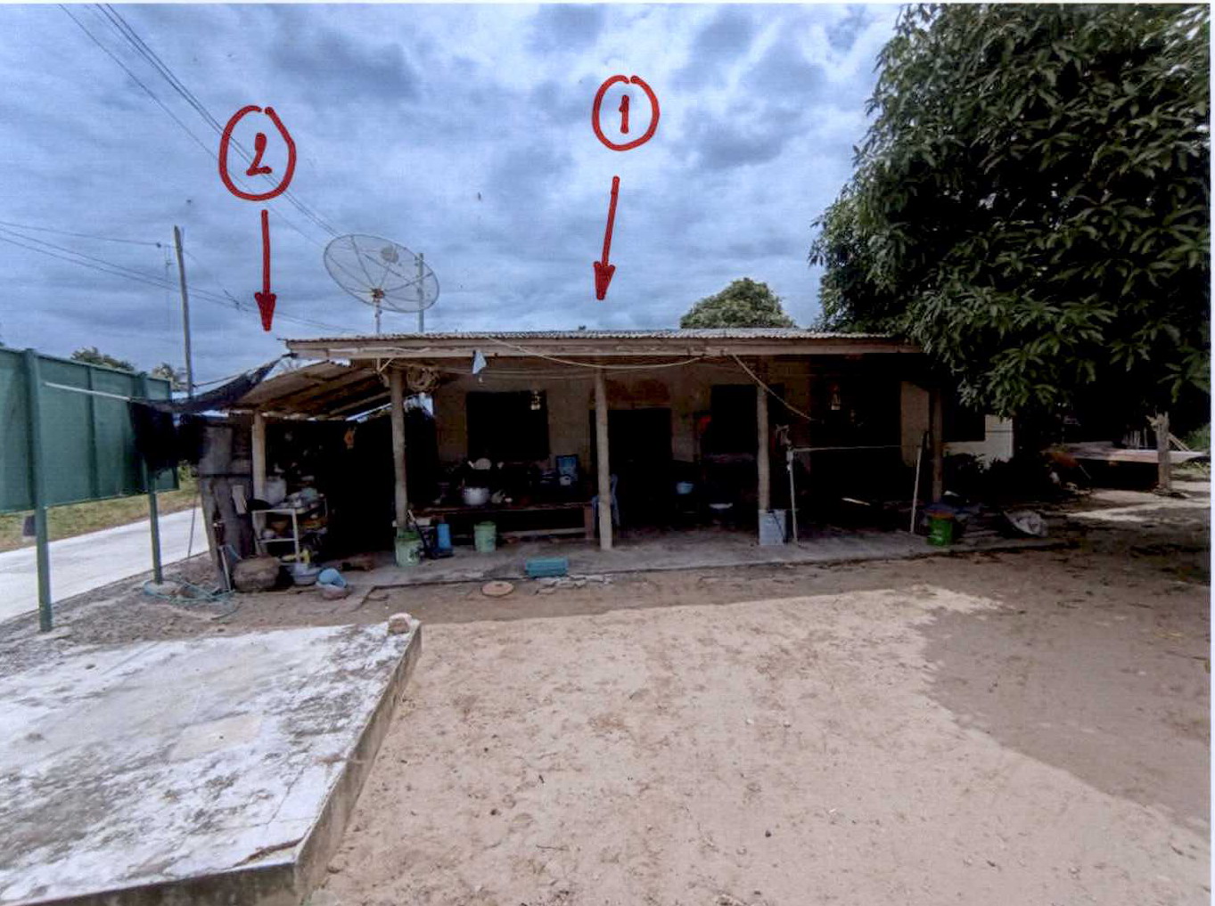 รูปที่ดินพร้อมสิ่งปลูกสร้าง แหลมผักเบี้ย บ้านแหลม เพชรบุรี