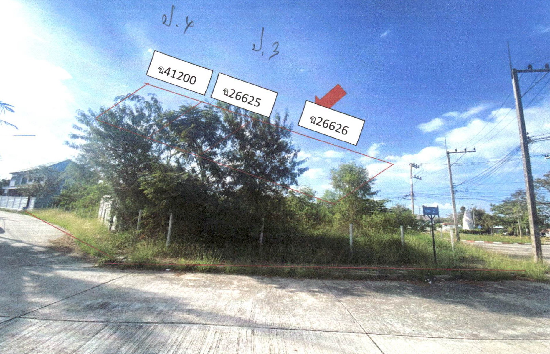 รูปที่ดินว่างเปล่า ท้ายเกาะ สามโคก ปทุมธานี