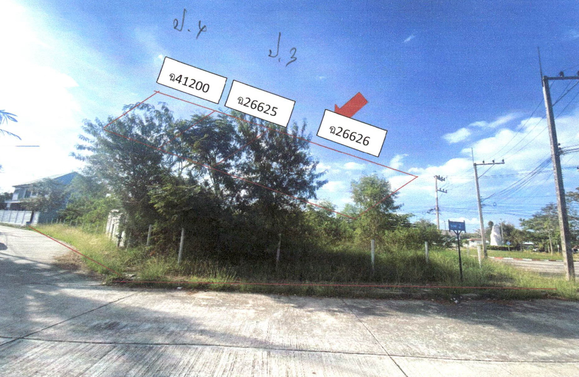 รูปที่ดินว่างเปล่า ท้ายเกาะ สามโคก ปทุมธานี