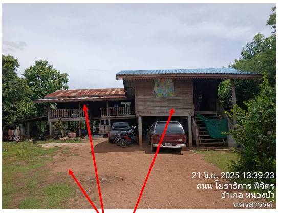 รูปที่ดินพร้อมสิ่งปลูกสร้าง ห้วยร่วม ดงเจริญ พิจิตร