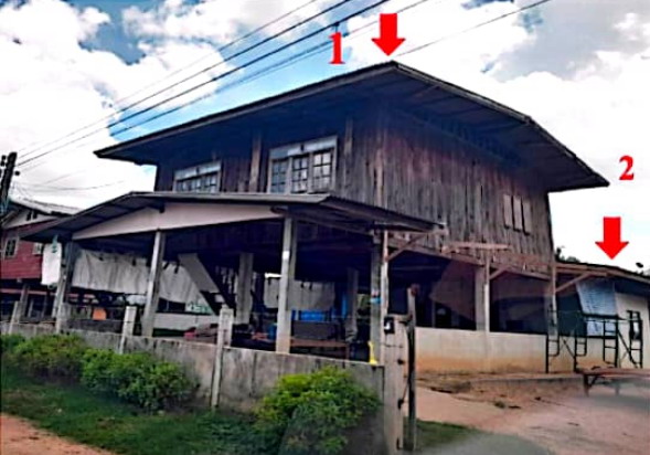 รูปที่ดินพร้อมสิ่งปลูกสร้าง ดุมใหญ่ ม่วงสามสิบ อุบลราชธานี