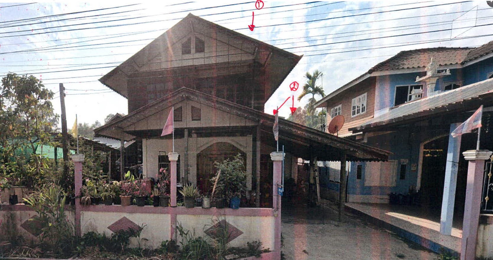 รูปที่ดินพร้อมสิ่งปลูกสร้าง เพี้ยราม เมืองสุรินทร์ สุรินทร์