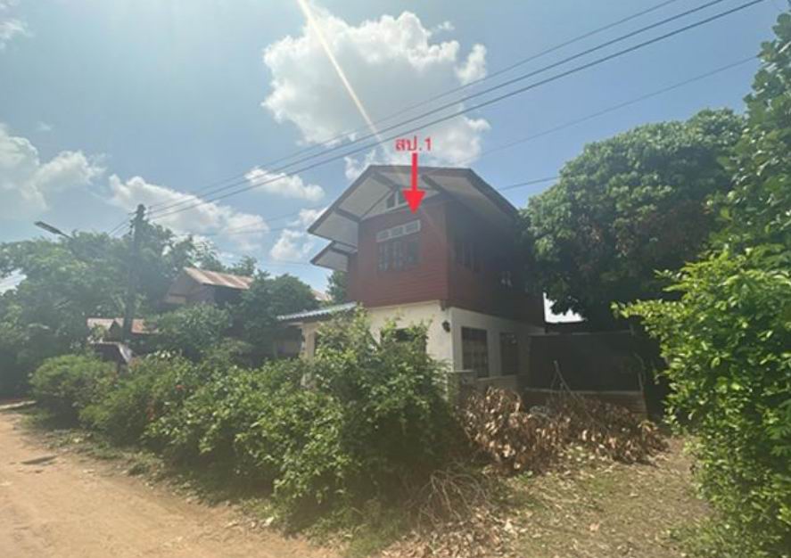 รูปที่ดินพร้อมสิ่งปลูกสร้าง ดงมะยาง อำเภอลืออำนาจ อำนาจเจริญ