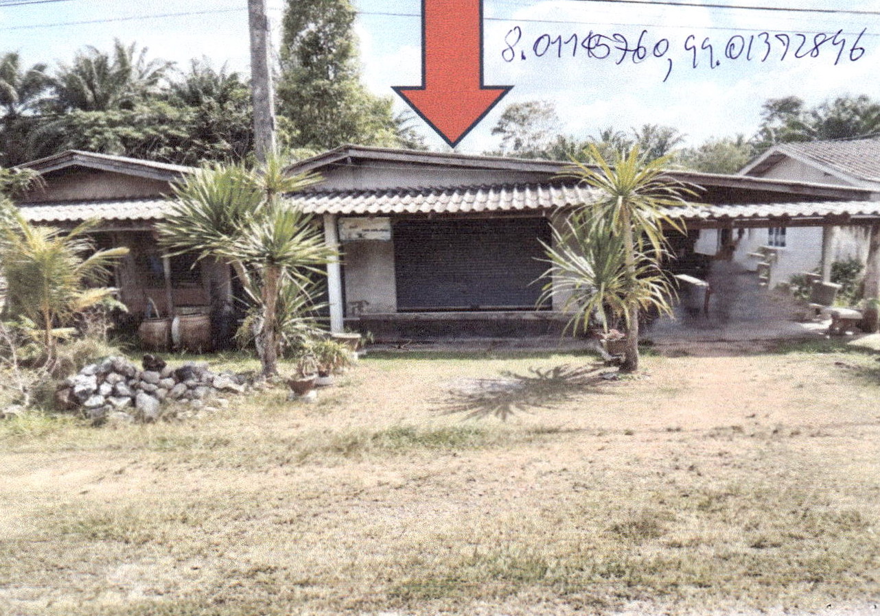 รูปที่ดินพร้อมสิ่งปลูกสร้าง คลองขนาน เหนือคลอง กระบี่