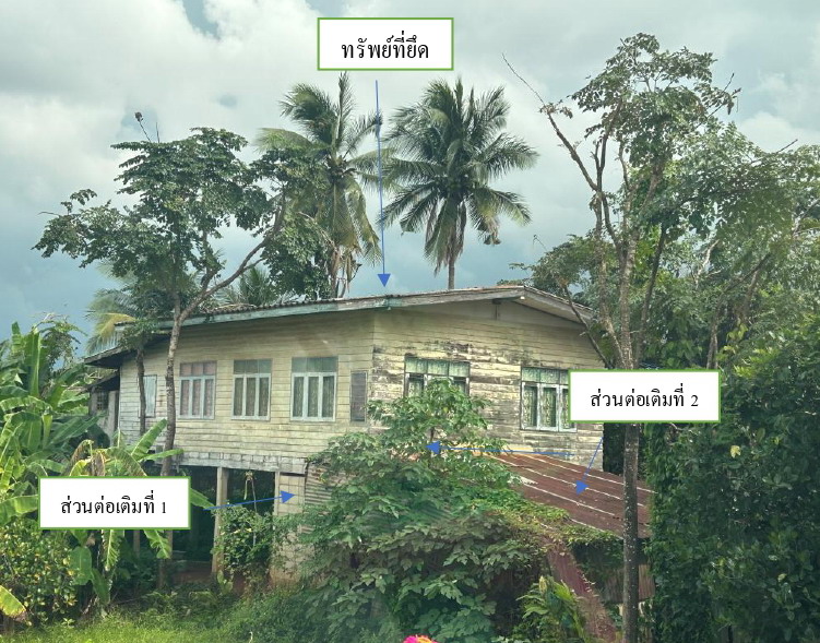 รูปที่ดินพร้อมสิ่งปลูกสร้าง ทับผึ้ง ศรีสำโรง สุโขทัย
