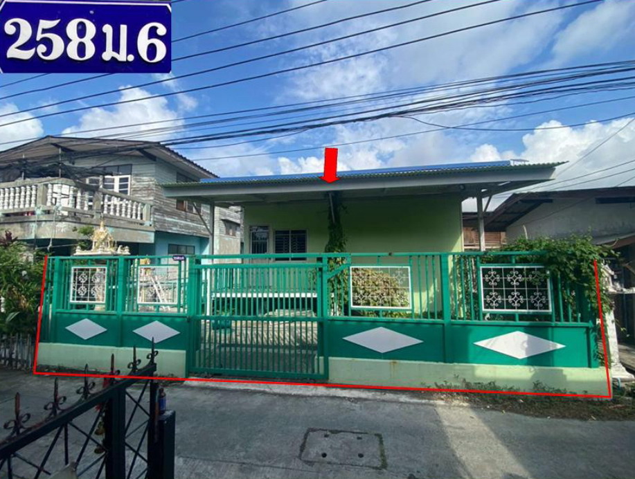 รูปที่ดินพร้อมสิ่งปลูกสร้าง ท้ายบ้าน เมืองสมุทรปราการ (เมือง) สมุทรปราการ