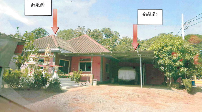 รูปที่ดินพร้อมสิ่งปลูกสร้าง พังตรุ พนมทวน กาญจนบุรี