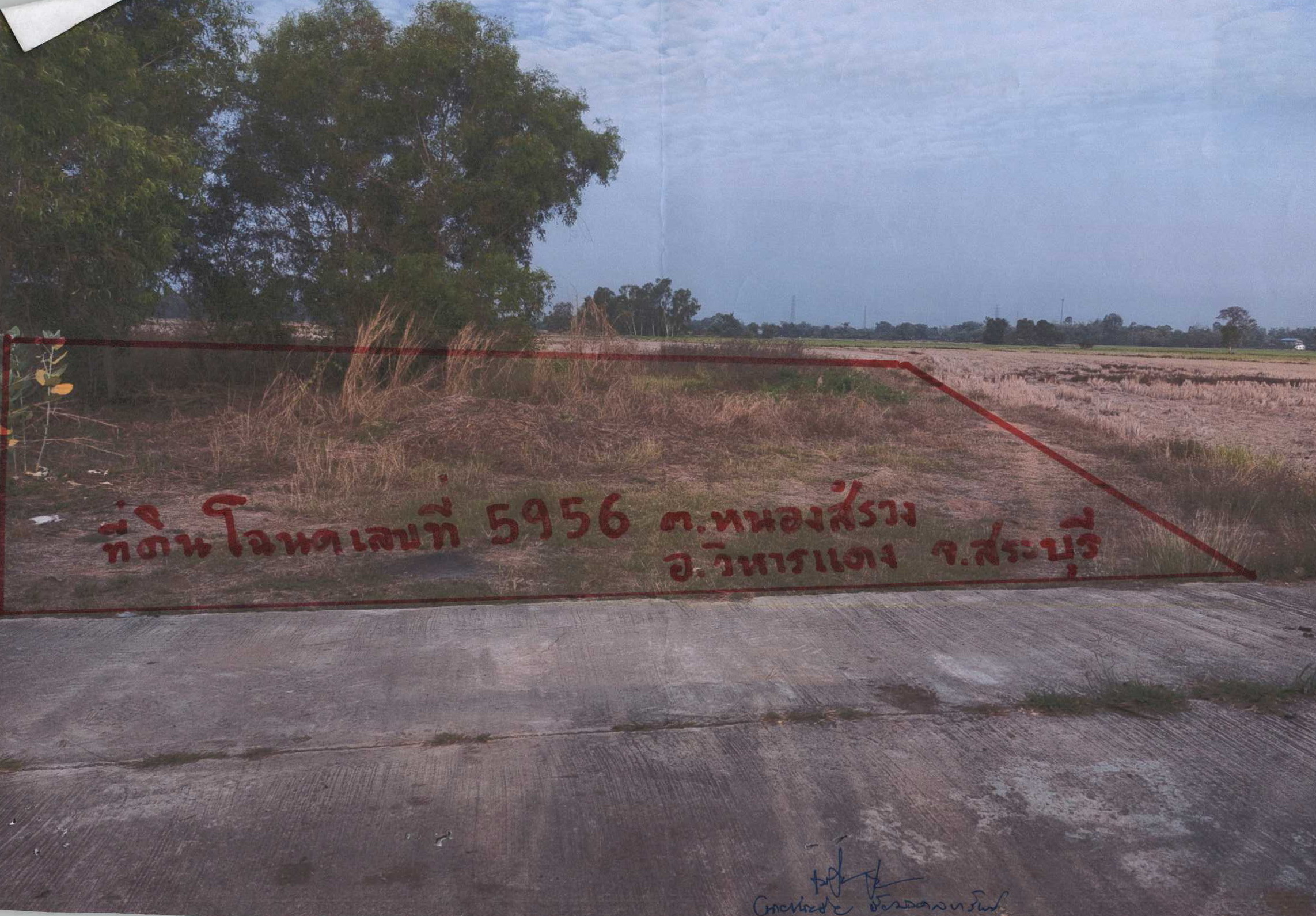 รูปที่ดินว่างเปล่า หนองสรวง วิหารแดง สระบุรี